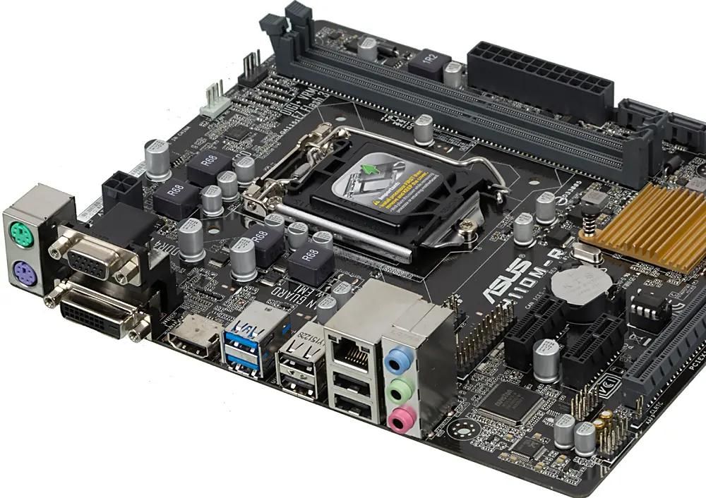ASUS H110M R C SI LGA 1151 Intel H110 mATX Ret White Box 371586