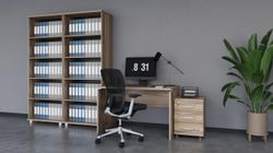 Стол письменный ПРОГРАММА ТЕХНО НТ-120, ЛДСП, дуб сафари