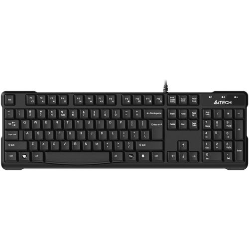 Клавиатура A4TECH KR-750, проводная, USB, мембранная, черный [kr-750 black]
