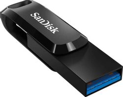Флешка USB Sandisk Ultra Dual Drive Go 256ГБ, USB3.1, черный