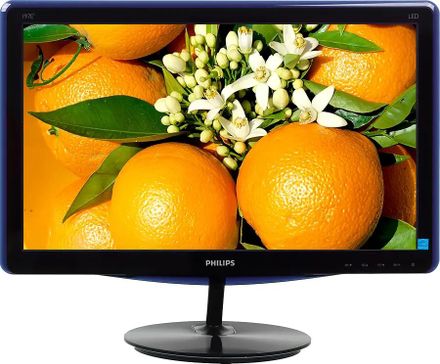 18.5" Монитор Philips 197E3LSU (00/01),  1366x768,  TN+film,  черный