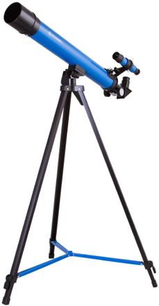 Телескоп BRESSER Space Explorer AZ рефрактор d45мм fl600мм 100x синий [70131]