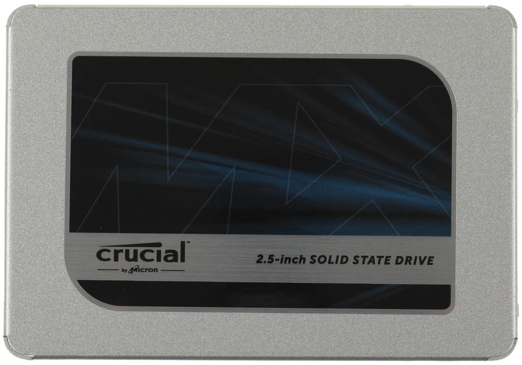 SSD накопитель Crucial MX500 CT500MX500SSD1 500ГБ, 2.5
