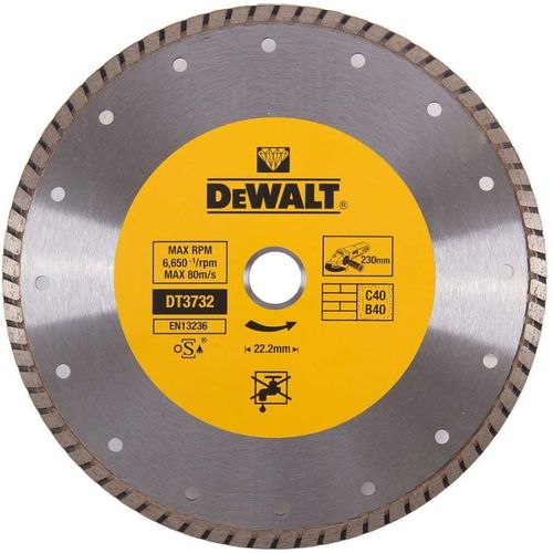 Алмазный диск DeWALT DT3732, универсальный, 230мм, 2.4мм, 22.2мм [dt3732-qz]