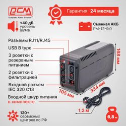 ИБП POWERCOM Imperial IMP-825AP