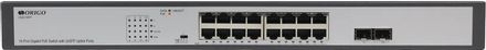 Коммутатор ORIGO OS2218FP/200W, неуправляемый, 16 RJ-45, 10/100/1000 Мбит/с [os2218fp/200w/a1a]