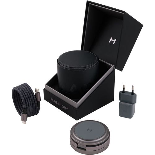 Беспроводное зарядное устройство MAGSSORY signature edition, USB-C, USB-C, 22Вт, серый [wch033m]