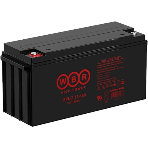 Аккумуляторная батарея WBR GPLG12-150 для ИБП, 12В, 150Ач [gplg12-150 wbr]