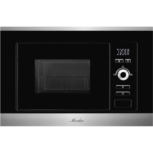 Встраиваемая микроволновая печь MONSHER High-Tech MMH 201 BX, 20л, 1250Вт, черный [76072]