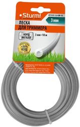 Леска для триммеров STURM! GT3535,  3мм, 10м