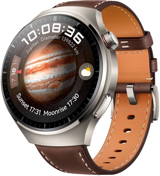 Смарт-часы Huawei Watch 4 Pro Medes-L19L,  1.5",  темно-коричневый/серебристый [55020apb]