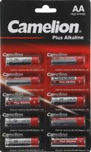 Изображение товара AA Батарейка CAMELION Plus Alkaline LR6-BP1x10P, 10 шт. Изображение товара AA Батарейка CAMELION Plus Alkaline LR6-BP1x10P, 10 шт.