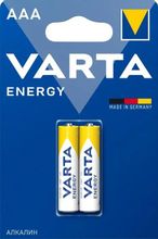 Изображение товара Батарейки VARTA Energy LR03 Alkaline AAA 1.5V 2 шт. надежный источник питания