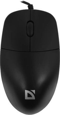Мышь проводная Defender Azora MB-241, оптическая, USB, 1200dpi, черный [52241]