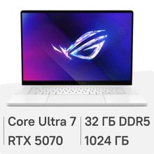 Изображение товара Ноутбук игровой ASUS ROG Zephyrus G16 GU605CP-QR069 16", Intel Core Ultra 7, 32ГБ RAM, 1ТБ SSD