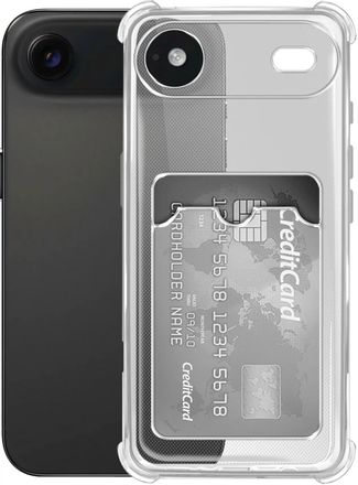 Чехол (клип-кейс) BORASCO Bumper Case, для Apple iPhone Air, противоударный, прозрачный [75809]