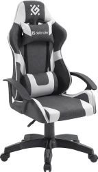 Кресло игровое Defender Ibis, ткань, до 100кг, серый