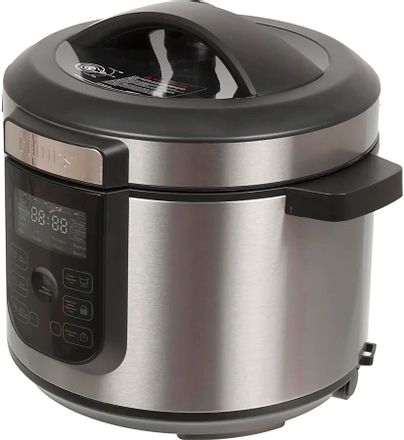 Мультиварка Philips HD2173/03, 900Вт, черный/серебристый