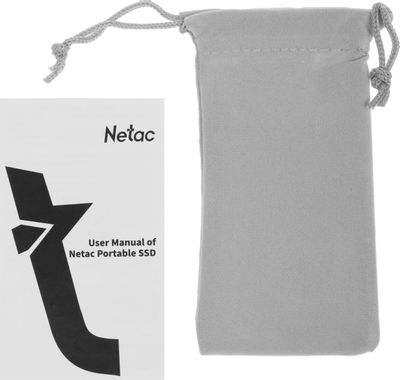 2ТБ Внешний диск SSD NETAC ZX20L NT01ZX20L-002T-32BK, USB-C