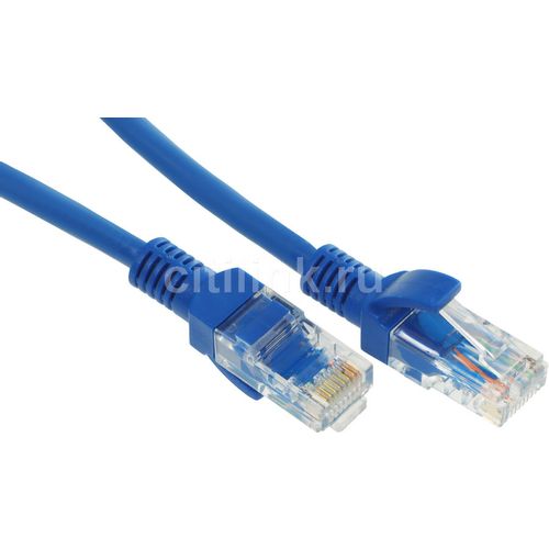 Патч-корд NTSS NTSS-PC-UTP-RJ45-5e-20.0-LSZH-BU, вилка RJ-45, вилка RJ-45, кат.5E, LSZH, 20м, синий