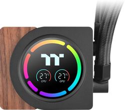 Система водяного охлаждения Thermaltake LB360-S, LCD, 4-pin, ARGB, черный
