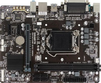 Gigabyte GA H110M DS2 DDR3 LGA 1151 Intel H110 mATX Ret 331227
