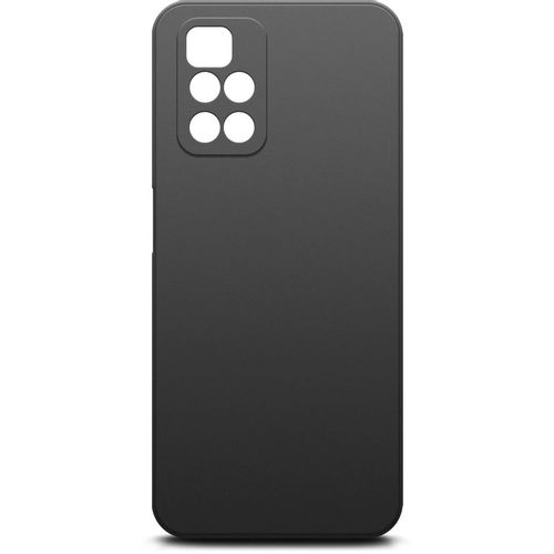 Чехол (клип-кейс) BORASCO Microfiber Case, для Xiaomi Redmi 10, черный [40474]