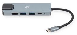 Стыковочная станция Digma DS-940,  USB Type-CхUSB,  серый