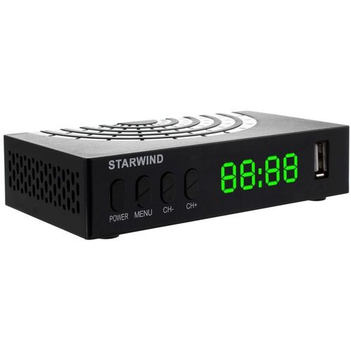 Ресивер DVB-T2 StarWind CT-220, черный