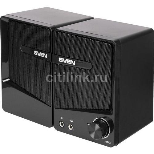 Колонки Sven 248, 2.0, черный [sv-016333]