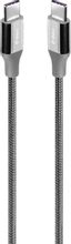 Изображение товара Кабель USB Type-C TTEC 1.5м оплетка и симметричный разъем серый