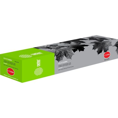Картридж Cactus CS-C729BK черный