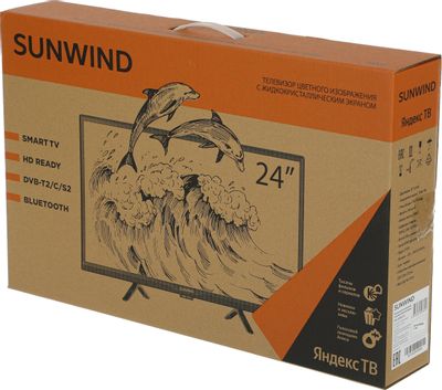 Отзывы на 24" Телевизор SunWind SUN-LED24XS310, HD, черный, СМАРТ ТВ ...