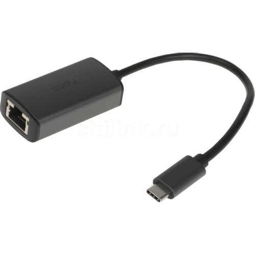 Сетевой адаптер Gigabit Ethernet CUDY UE10C USB Type-C