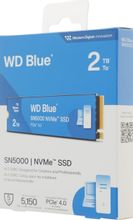 4ТБ SSD накопитель WD Blue SN5000 M.2 2280, PCIe 4.0 x4, NVMe, M.2