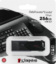 Флешка USB Kingston DataTraveler Exodia Onyx DTXON/256GB 256ГБ, USB3.2, черный