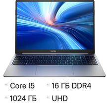 Изображение товара Ноутбук TECNO MegaBook T16RA 16" IPS Core i5 8Ядро 16ГБ 1ТБ SSD Windows 11