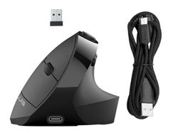 Мышь беспроводная JLAB JBuds Ergonomic, USB, черный