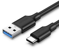 Изображение товара Кабель UGREEN USB Type-C - USB 0.5м 3A черный, универсальный Изображение товара Кабель UGREEN USB Type-C - USB 0.5м 3A черный, универсальный