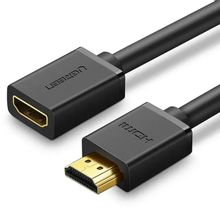 Изображение товара Кабель HDMI UGREEN HD107 3м GOLD ферритовый фильтр 4K черный