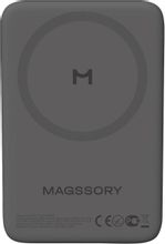 Изображение товара Внешний аккумулятор Power Bank MAGSSORY PBN003m 5000мАч с беспроводной зарядкой и MagSafe серый