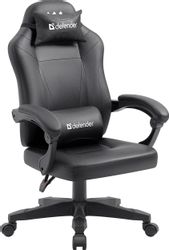 Изображение товара Игровое кресло DEFENDER Master из экокожи, до 140 кг Изображение товара Игровое кресло DEFENDER Master из экокожи, до 140 кг