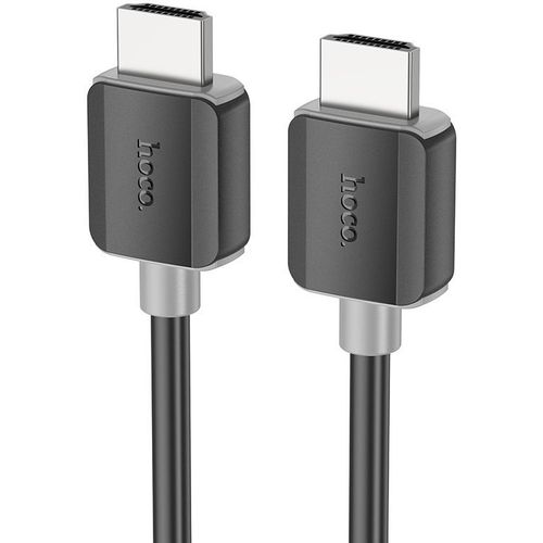 Кабель Hoco US08, HDMI (m) (прямой) - HDMI (m) (прямой), круглое, 2м, пакет, черный