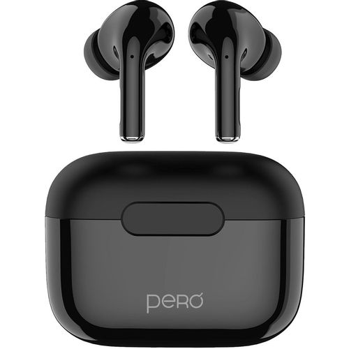 Наушники PERO PTWS06B, Bluetooth, внутриканальные, черный