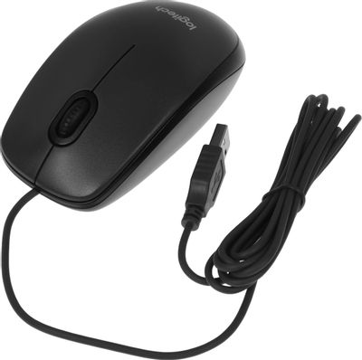 Мышь проводная Logitech M90, оптическая, USB, 1000dpi, черный [910 ...