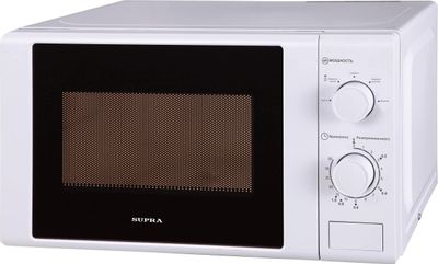 Микроволновая печь Supra 20MW66, 700Вт, 20л, белый /черный – купить в ...