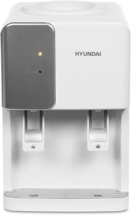 Кулер Hyundai H-WD115E, настольный, push - кран, белый