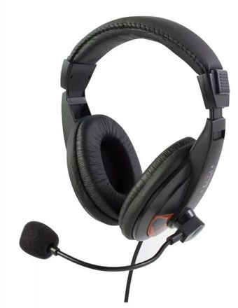 Гарнитура игровая Oklick HS-S125V, для компьютера, мониторные, проводные, черный