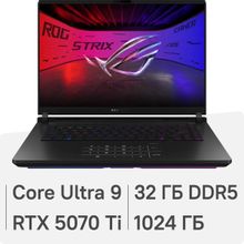 Изображение товара Игровой ноутбук ASUS ROG Strix Scar 16 G635LR-RW017 с Intel Core Ultra 9