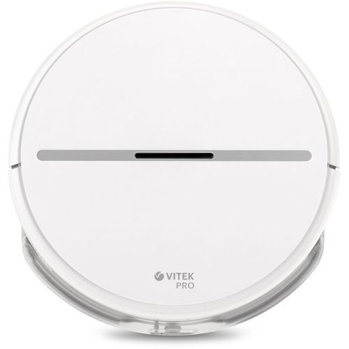 Робот-пылесос Vitek VT-1807, 25Вт, белый/белый